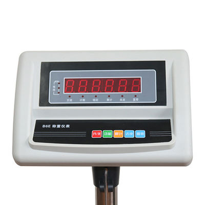 옵션 디스플레이 타입 4V/4Ah B6E LED 표시기 벤치 및 바닥 스케일 사용자 정의