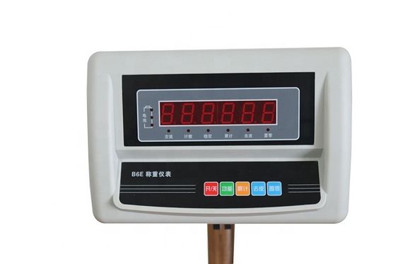 옵션 디스플레이 타입 4V/4Ah B6E LED 표시기 벤치 및 바닥 스케일 사용자 정의