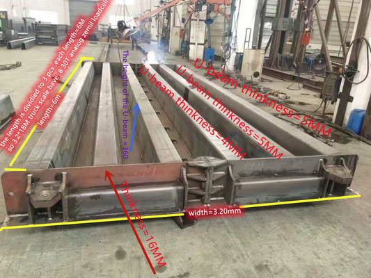 맞춤형 지원 OEM 60T 80T 100T 120T 150T 200T 스테인리스 스틸 웨이브브리지 트럭 스케일